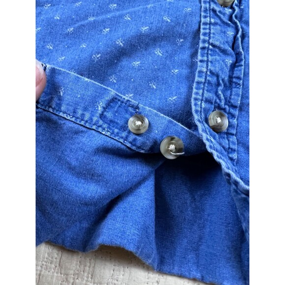 Marine Layer Washington‎ Button Down Shirt Long Sleeve Denim | Men’s Size Large - Picture 6 of 16